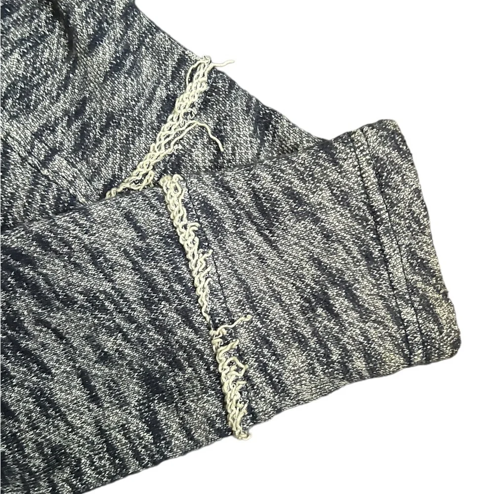 Free People Blue Knit Hooded Denim Jacket XS - Picture 4 of 8
